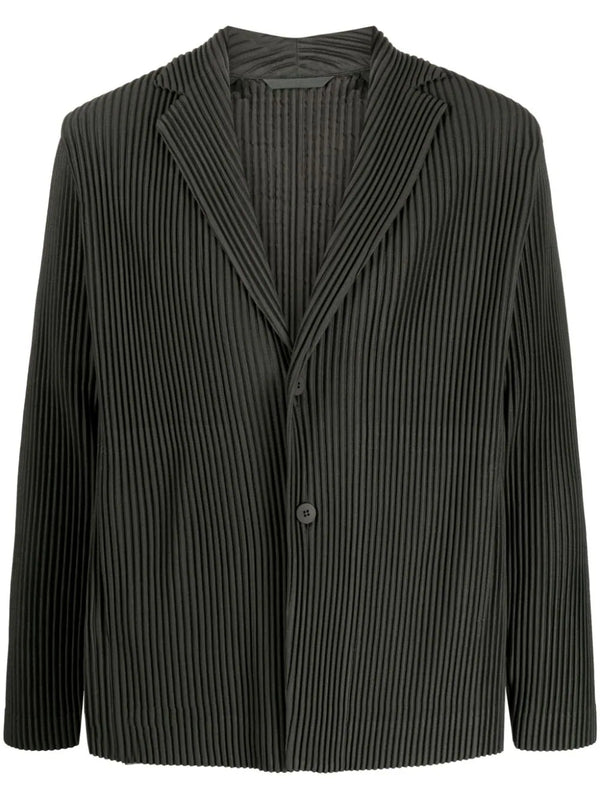 henrik vibskov Tailored Pleated Blazer - Ebony Khaki