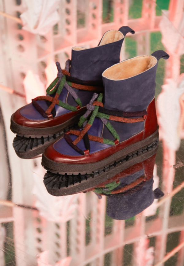 Henrik Vibskov The Sugar Boot - Leather Blue