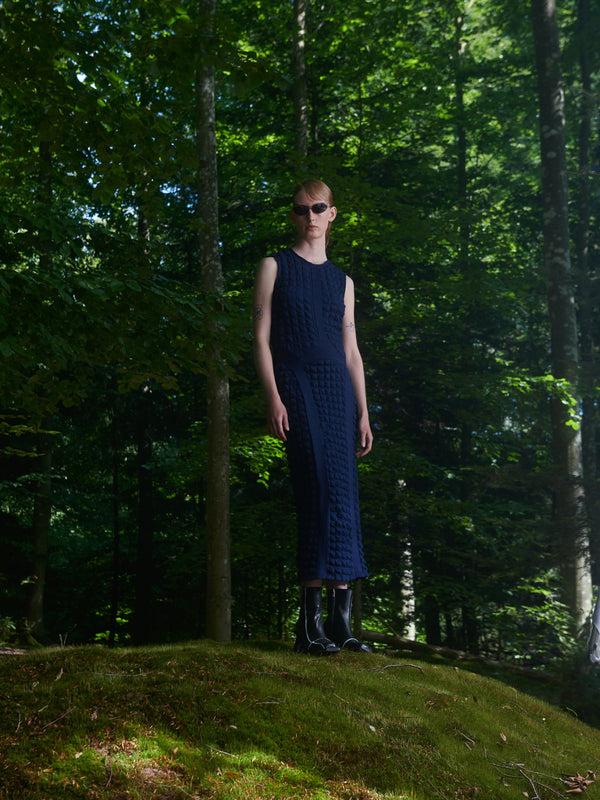 Henrik Vibskov Tie Dress - Midnight Blue