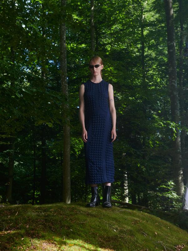 Henrik Vibskov Tie Dress - Midnight Blue