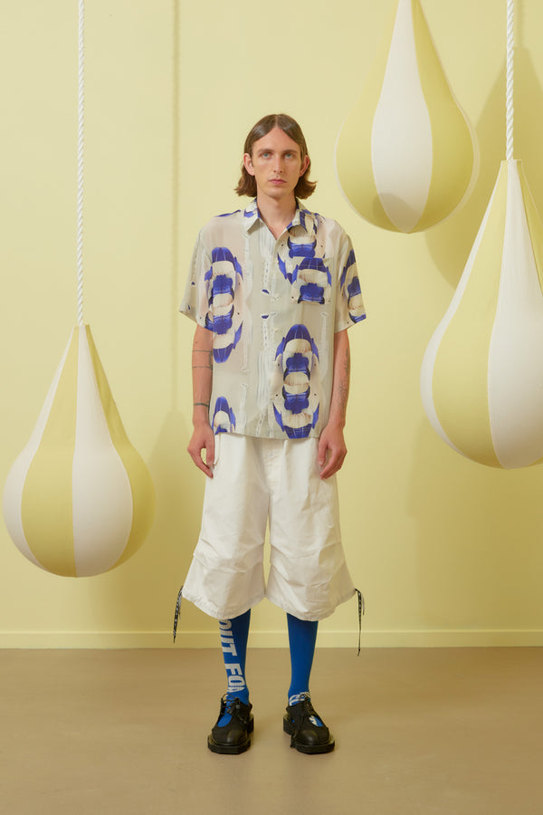 Henrik Vibskov Transfered Shirt - Match Beige Gloves