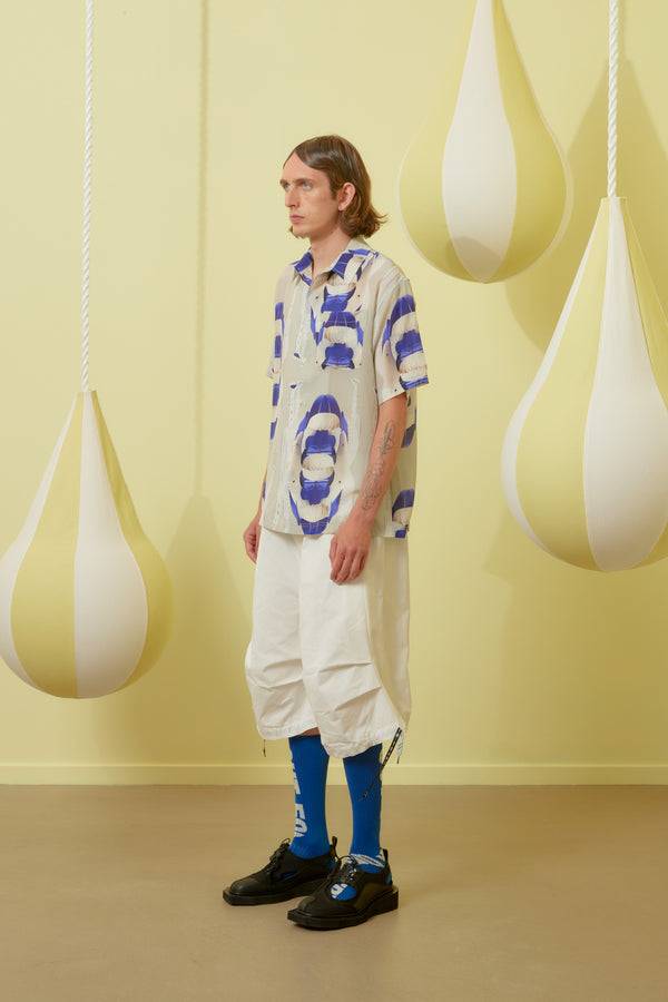 Henrik Vibskov Transfered Shirt - Match Beige Gloves