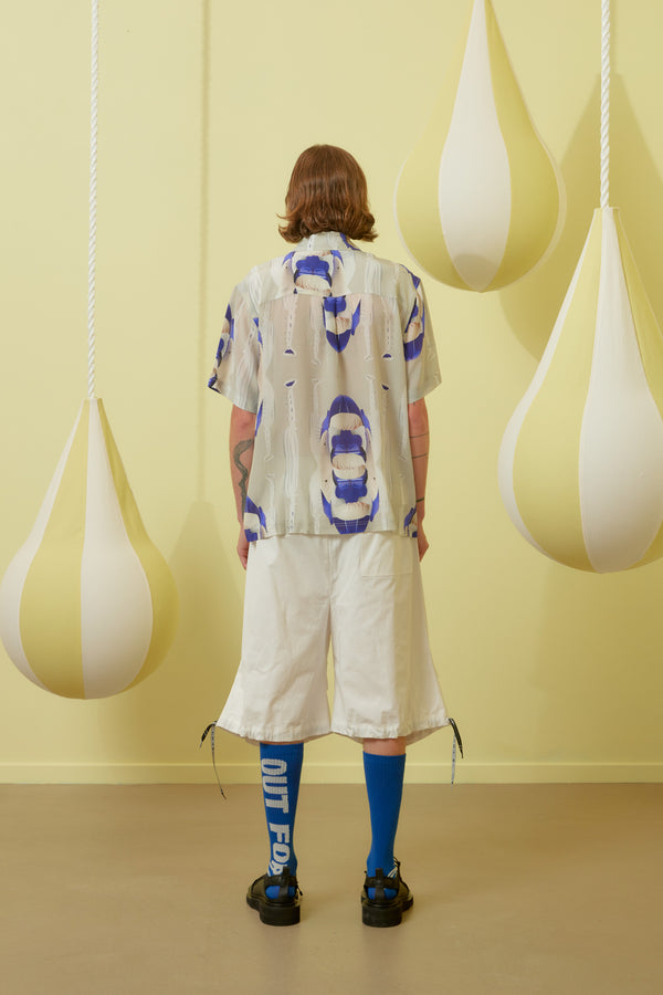 Henrik Vibskov Transfered Shirt - Match Beige Gloves