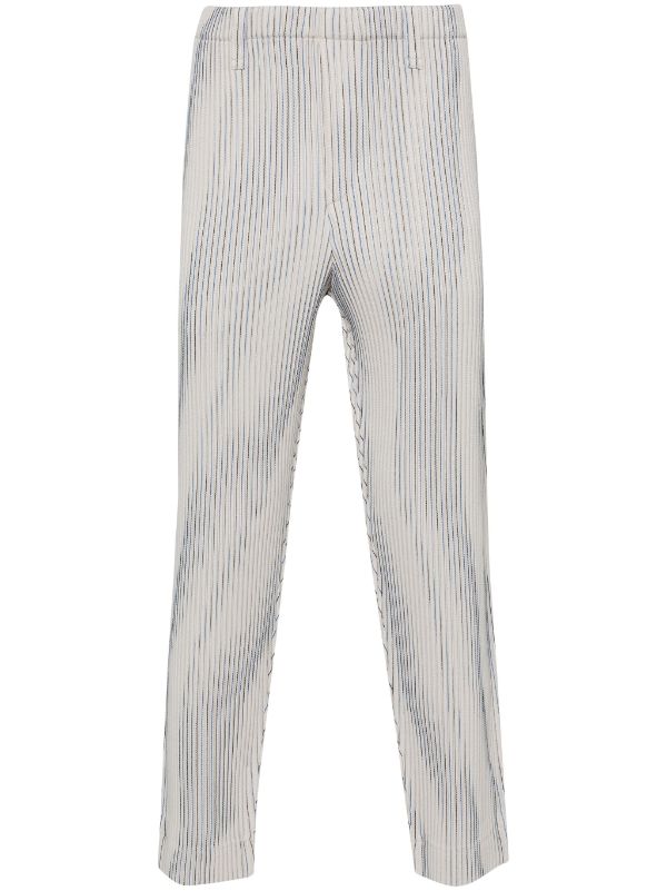 henrik vibskov Tweed Pleats Pants - Grey/Black/Blue