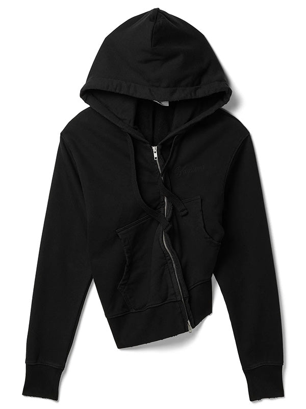 henrik vibskov Twisted Hoodie Knit - Faded Black