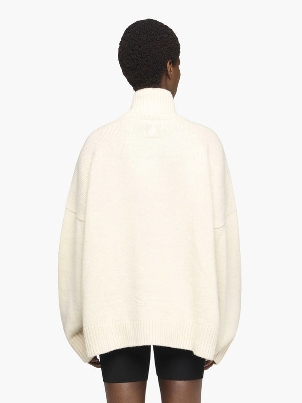 Henrik Vibskov Two Tone Patch Pocket Jumper - Grey