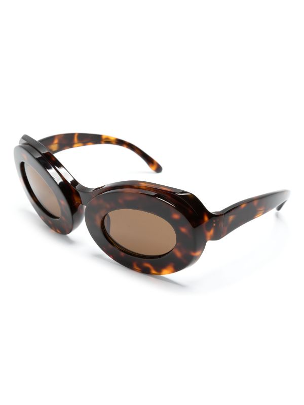 Henrik Vibskov Tyler Sunglasses - Tortoise Brown