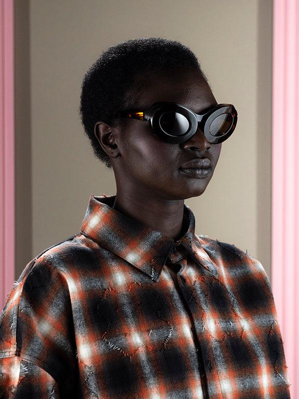 Henrik Vibskov Tyler Sunglasses - Tortoise Brown