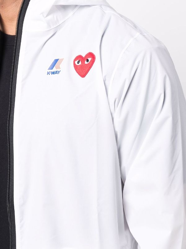 Henrik Vibskov Unisex K-Way Cagoule - White