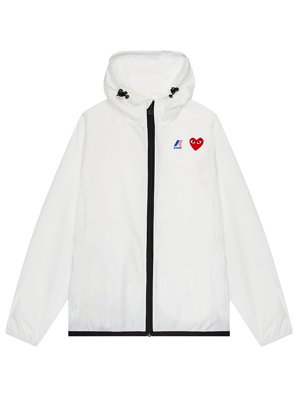 henrik vibskov Unisex K-Way Cagoule - White
