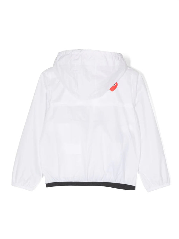 Henrik Vibskov Unisex Kids K-Way Cagoule - White