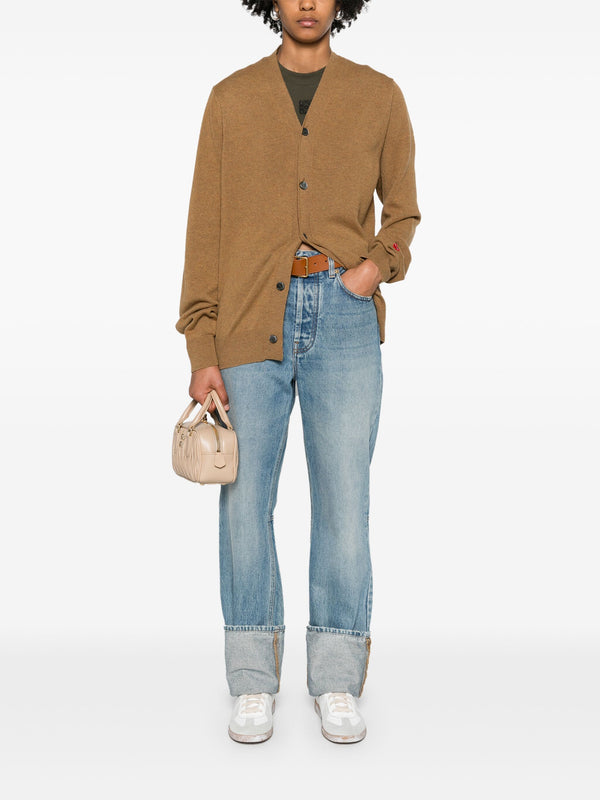 Henrik Vibskov Unisex Knit Cardigan - Camel