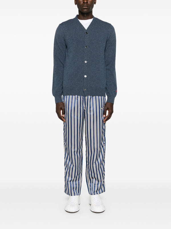 Henrik Vibskov Unisex Knit Cardigan - Navy