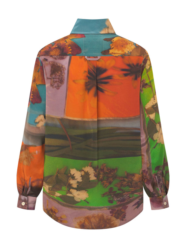 Henrik Vibskov Unisex Silk Shirt - Print G