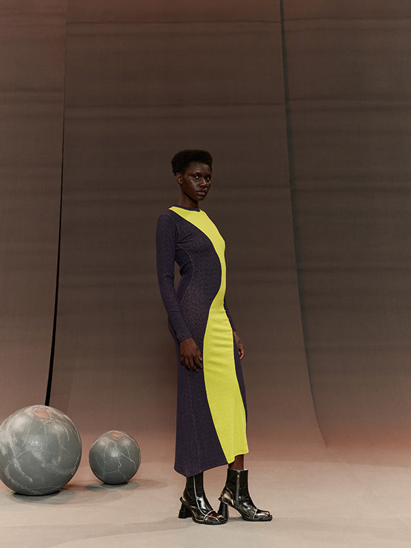 Henrik Vibskov Vertigo Dress - Jersey BiColor