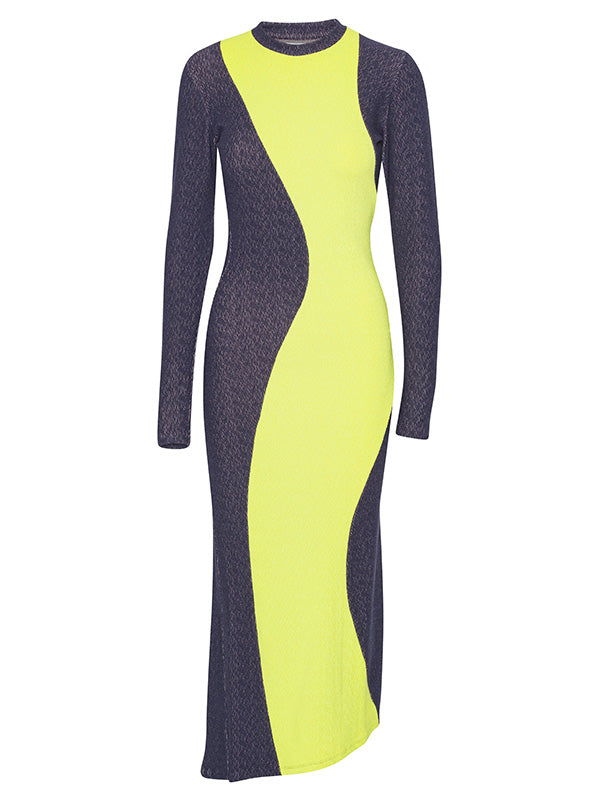 henrik vibskov Vertigo Dress - Jersey BiColor