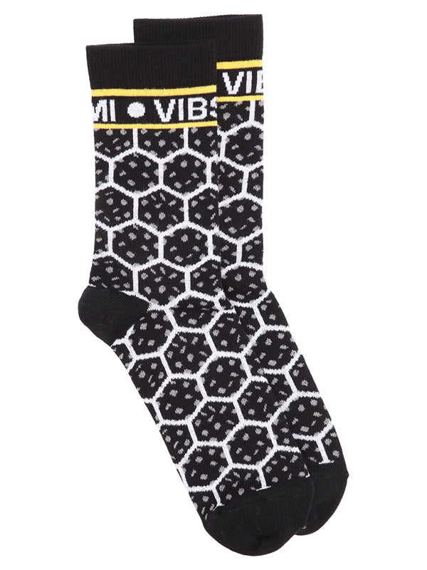 henrik vibskov Vibs Salami Socks - Black Salami