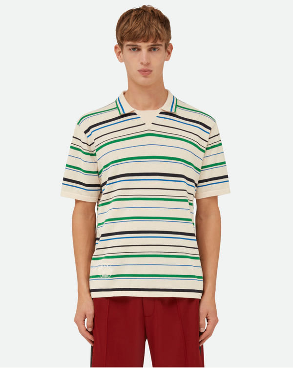 henrik vibskov WB Knit Polo - Wonder White