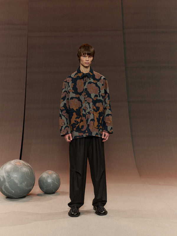 Henrik Vibskov Wheel Jacket - Goat Navy