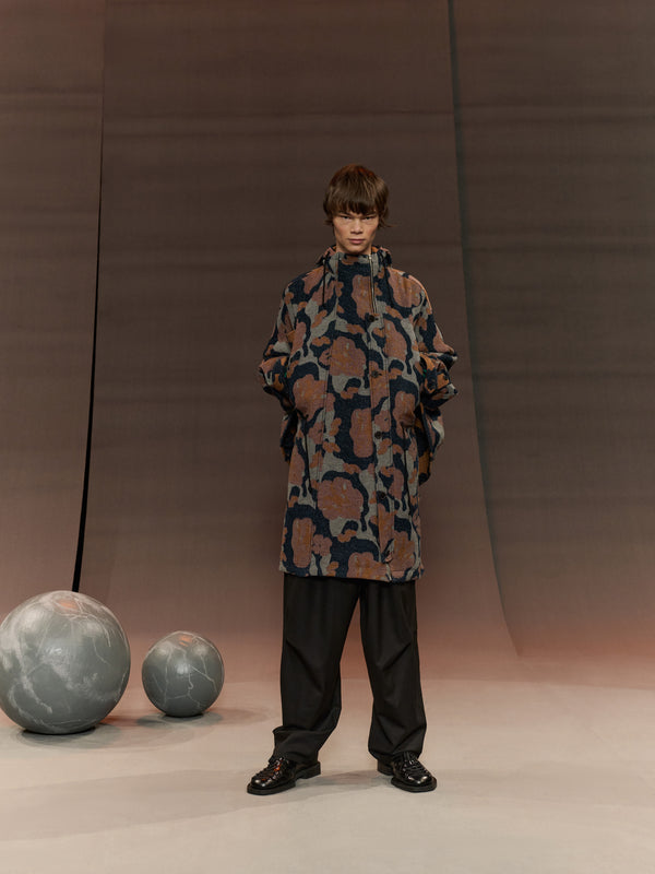 Henrik Vibskov Wing Parka - Goat Navy