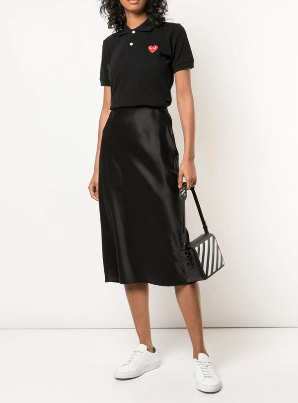 Henrik Vibskov Women's Polo Shirt Red Heart - Black