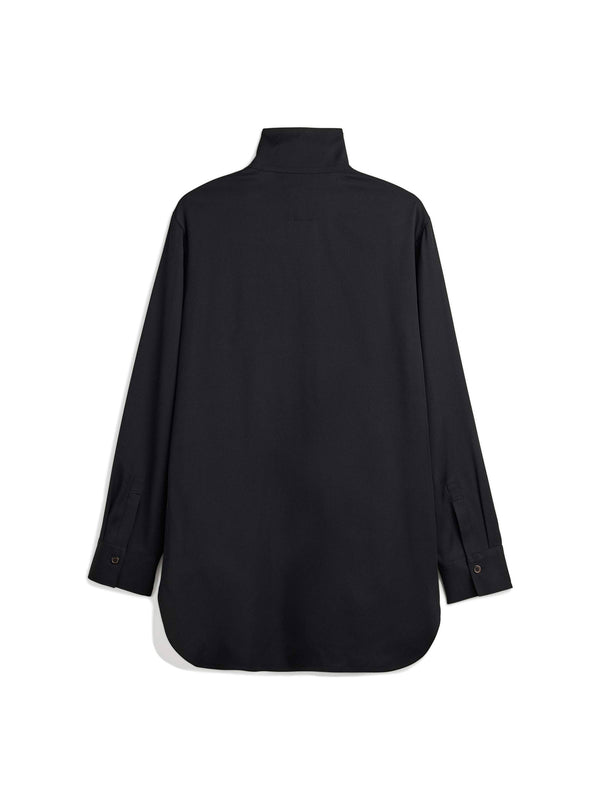 Henrik Vibskov Women's Relaxed Twill Shirt – Black