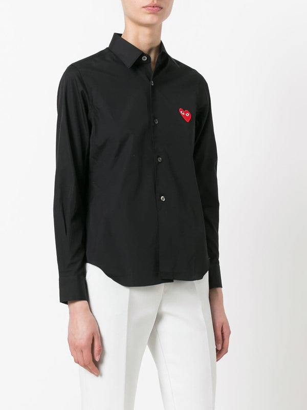 Henrik Vibskov Women's Shirt Red Heart - Black