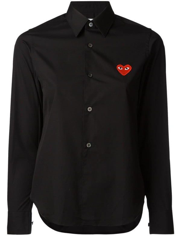 henrik vibskov Women's Shirt Red Heart - Black
