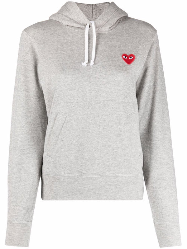 henrik vibskov Womens Hoodie Red Heart - Grey