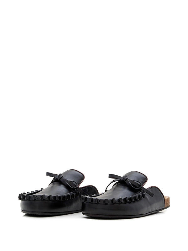 Henrik Vibskov Womens Ruffle Loafer - Black