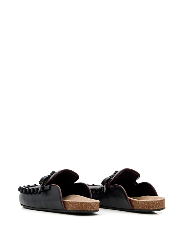 Henrik Vibskov Womens Ruffle Loafer - Black