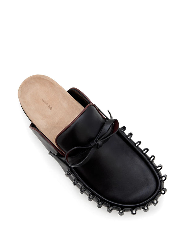 Henrik Vibskov Womens Ruffle Loafer - Black
