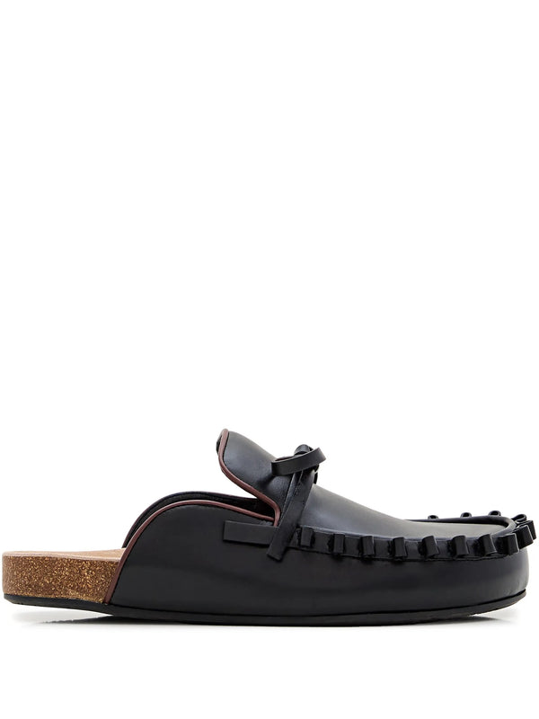 henrik vibskov Womens Ruffle Loafer - Black