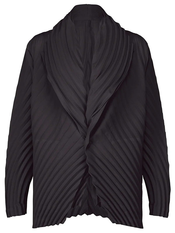 henrik vibskov Wrapped Pleats Jacket - Dark Navy