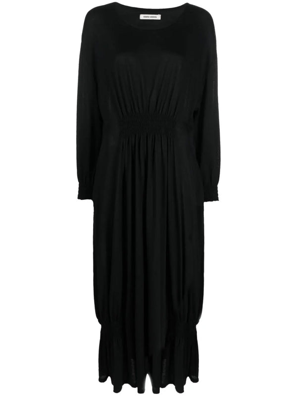 henrik vibskov Wrinkle Jersey Dress - Caviar