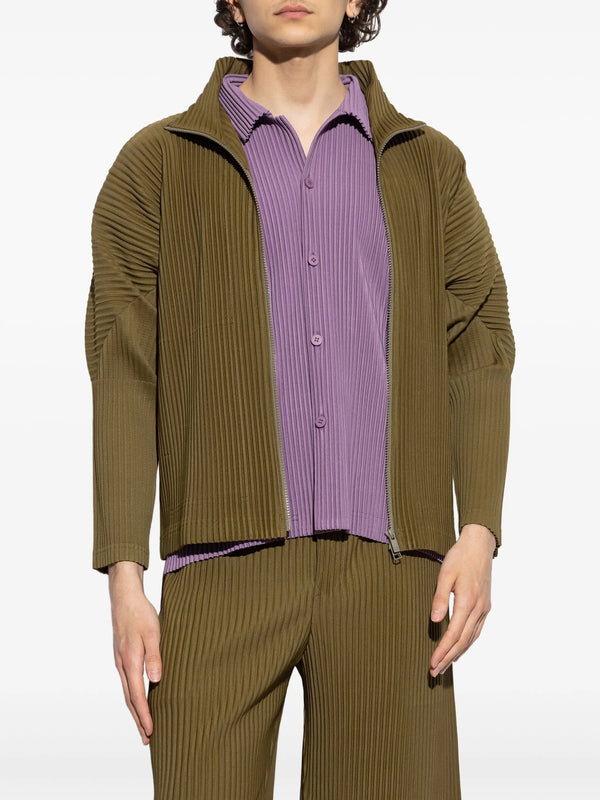 Henrik Vibskov Zip Up Jacket - Olive Khaki