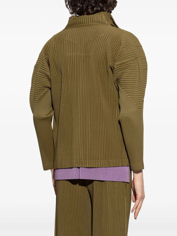 Henrik Vibskov Zip Up Jacket - Olive Khaki