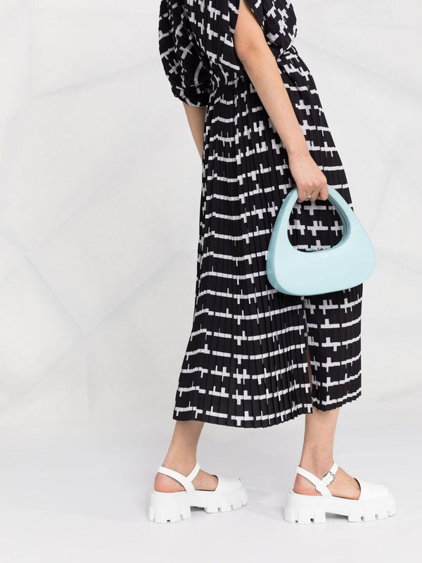 Henrik Vibskov Jelly Dress Plissé - Black And White Matches