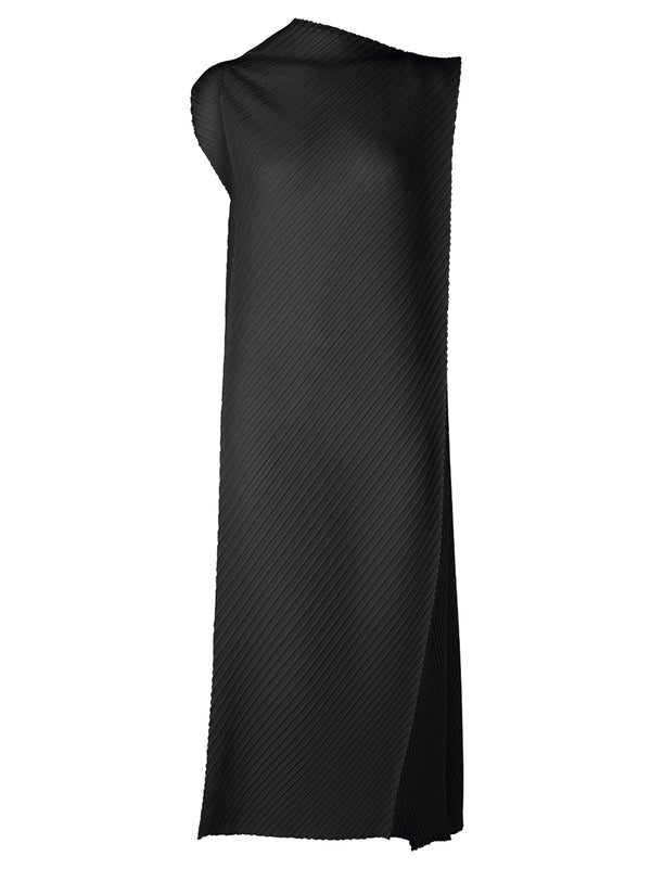 henrik vibskov July AW25 Soft Fold Pleats Dress - Black