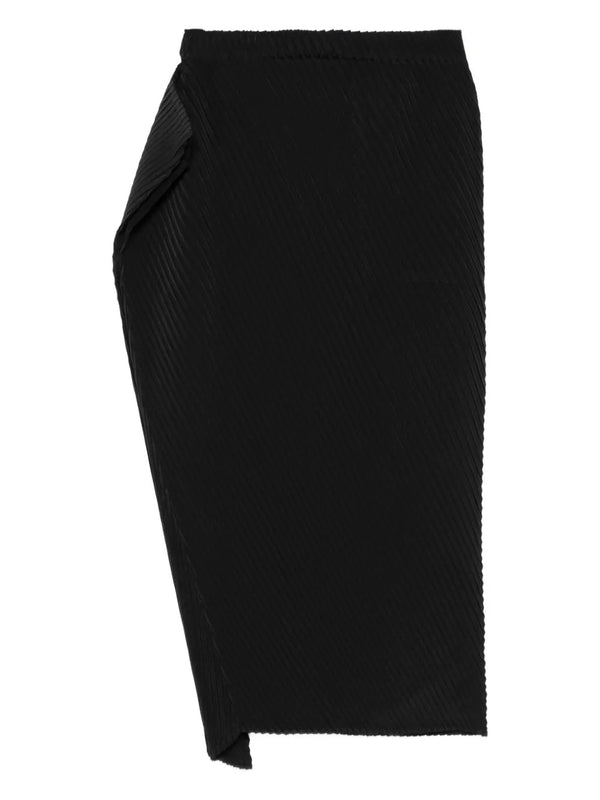 Henrik Vibskov July AW25 Soft Fold Pleats Skirt - Black