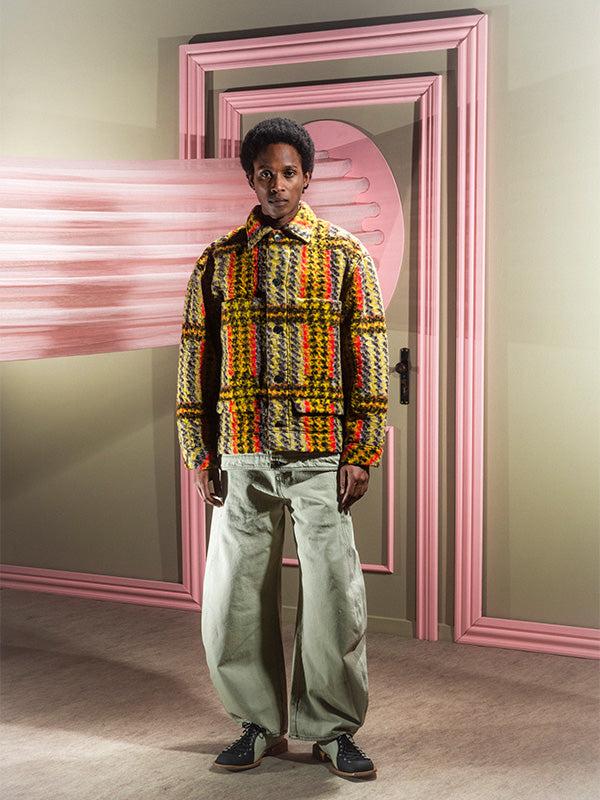 Henrik Vibskov Lamington Jacket - Multi Colored Checks