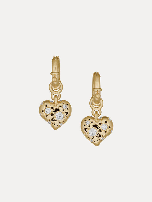 Henrik Vibskov Lee Earrings – Gold – White Cubic Zircon