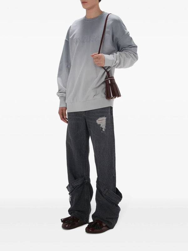 Henrik Vibskov Logo Embroidery Gradient Sweatshirt - Grey