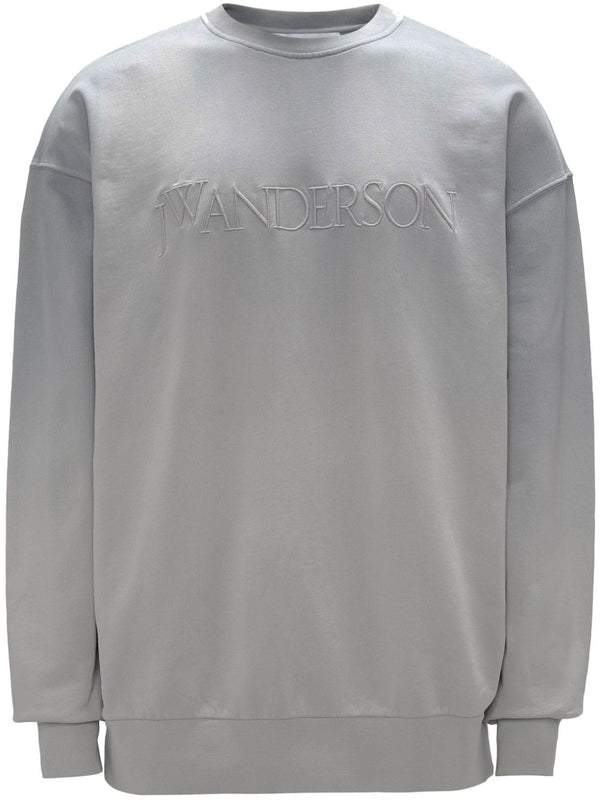 henrik vibskov Logo Embroidery Gradient Sweatshirt - Grey