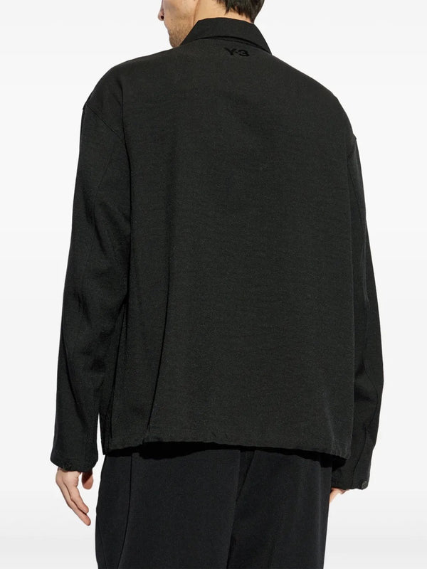 Henrik Vibskov Men's Sport Uniform Coach Jacket – Black