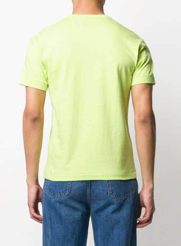 Henrik Vibskov Mens Short Sleeve Tee Red Heart - Green