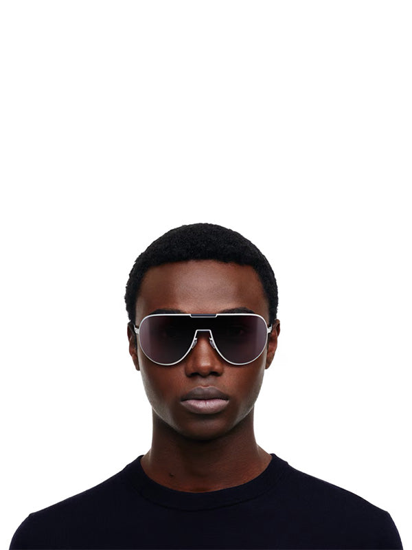 Henrik Vibskov Mykita X Rimowa Aviator Sunshield MR005 - White Silver/Pitch Black Mulberry
