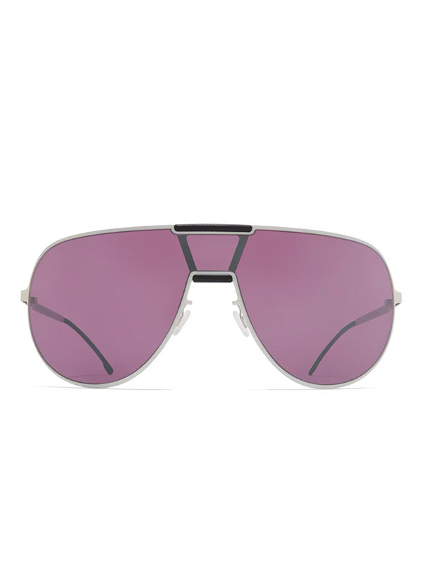 henrik vibskov Mykita x Rimowa Aviator Sunshield MR005 - White Silver/Pitch Black Mulberry