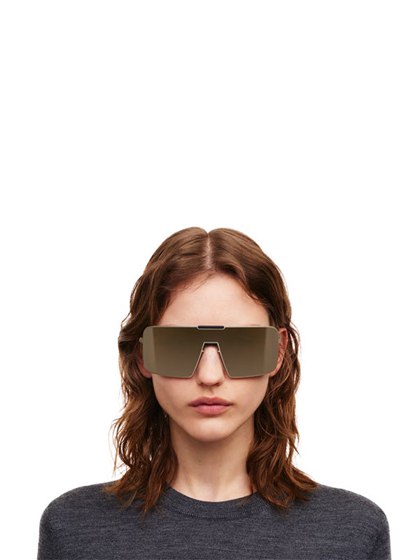Henrik Vibskov Mykita X Rimowa Navigator Sunshield MR004 - Titan/Pitch Black Electrum Mirror