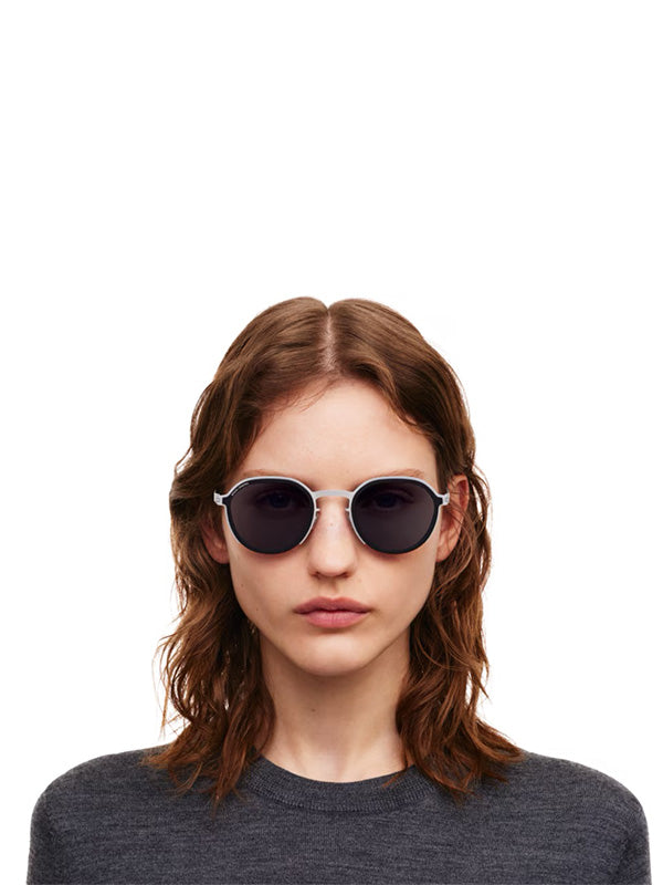 Henrik Vibskov Mykita X Rimowa Panto Sunglasses MR001 - White Silver/Black Coolgrey Solid